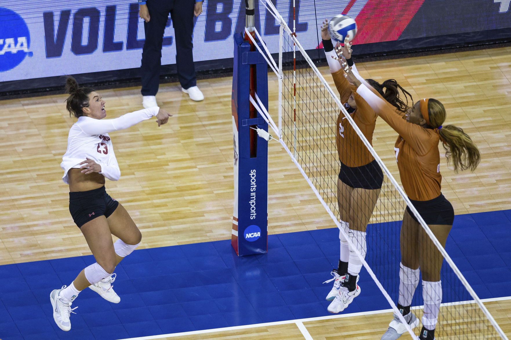 NCAA Texas Wisconsin Volleyball